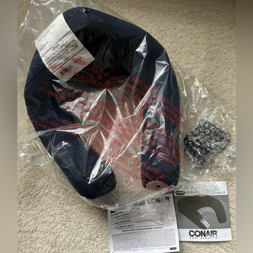 Brand New, Conair, Massaging Neck Rest - Picture 2 of 5